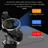 Wireless FM Transmitter Aux Output In Car Bluetooth Handsfree Kit Car MP3 Player 5V 3.1A Dual USB Charger Support TF Card U-disk