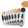 8pc Double Heads Measuring Spoons Stainless Steel Magnetic Measuring Cups Measurement Tool Set Home Kitchen Accessories