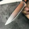 Hohe qualität Feste Bade Küche Obstmesser 9cr14mov Satin Blade Ebenholz Griff Gerade Messer Outdoor-Gang mit Kydex