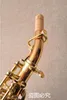 Nouvelle arrivée Courbé Soprano Sax Professionnel niveau Soprano Saxophone Sib Doré Instrument de Musique Sax Avec étui