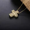 Slovecabin 100% 925 Sterling Silber Hawaiian Japan Kreuz Anhänger Halskette Für Frauen Doppel Kreuz Anhänger Halskette Schmuck CX200609