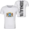 ソマリアTシャツDIYカスタムPOネーム番号ソムTシャツ国旗Sooomaaliya Federal Republic Somali Print Text Clothing3069