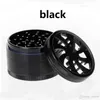 NEW Top transparent sunroof Petals Tobacco Smoking Herb Grinder 63mm Aluminium Alloy wheel Cigarette Herbal Crusher 4 Parts