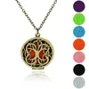 3 Styles Charm Tree of Life Necklace Essential Oil Diffuser Locket Pendant Necklaces Women Fashion Jewelry 19.69" Adjustable Chain