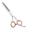 Professionell grooming sax 5.5 "6.0" Stainless raka saxar Tunna Shears Cat Dog Saxar Pet Sax Promotion Z1009