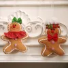 2018ジンジャーブレッド男クリスマスペンダントペンダント飾りクッキー人形豪華なクリスマスツリーウィジェット木の飾りM4