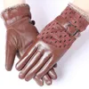 Mode-Frauen Gute Qualität 100% Echtleder Handschuhe Echte High Fashion Handschuhe Klassische Fabrik Prsr297