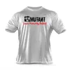 2019 marca homens t-shirt fitness magro fit camisas de manga curta roupas de algodão moda lazer o-pescoço mutante impresso tee mx200509