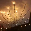 20LED Night Lights Battery Powered Twig Lamp Indoor Hotel Simulation Tree Light Photography Prop Christmas Decoration