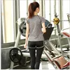 Yoga two-piece blouse, sweat absorption, quick-drying yoga pants, sports trousers, fitness suit