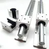 2 pz SBR25-1200mm guida lineare/binario + 4 pz SBR25UU cuscinetti lineari per parti del router di cnc