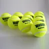 Bola de tênis de qualidade da marca para treinar 100% de fibra sintética boa competição de borracha padrão tenis bola 1 pcs preço baixo na venda