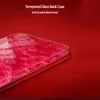 Bumper Corner Shockproof Luxury Ultra-Thin Glossy Plating Marble Tempered Glass Phone Case Cover For Apple iPhone XS Max XR 10 X 8 7 6S Plus