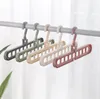 Appendiabiti magici multifunzione appendiabiti Organizzatore Spazio Saving Hanger Racks Multi-port Abbigliamento rack Sciarpa di plastica Ganci per vestiti