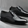 Patent läder skor för män mens klänning skor Stora storlekar Business formella kontorsskor män oxford läder zapatos de hombre defesta