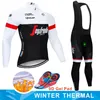 2020 Kış Termal Polar Sıcak Bisiklet Jersey Set Termal Bisiklet Giyim MTB Sürme Giyim Ropa Ciclismo