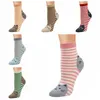 6 Stile Neue Mode verschiedene Stile Damen Herren lässige Baumwollsocken süße Katzen Winter Herbst Stricksocken