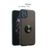 360 portador de anel transparente casos de telefone magnéticos foscos para iPhone 12 Pro Max Mini Case Samsung Galaxy A10s A20S com kickstand híbrido7869014