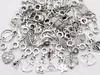 100pcs/Lot Vintage Big Hole Beads Soreds European Tharms Fit Pandora Charms Bracelet DIY Metal Metal Making