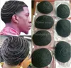 African American Afro Hair Full Lace Toupee Black Color Male Unit 12a Gade Indian Human Hairpieces Ersättning för män Express Del2629