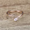 Mode zilver goud kleur blad vlinder punk trike ring voor vrouwen strass open vinger ringen vrouwelijke verlovingsring sieraden partij geschenk