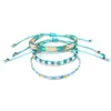 3 PCS Set New Fashion Handmade Seed Beads Vsco Girl Friendship Bracelets Colorful Boho Adjustable Wristband Jewelry Gifts For Women Girls Ladies Wholesale