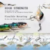 Swivels Interlock Snap Fishing Lure Tackles Gear Accessories Connector Copper Swivels Pin Bearing Rolling Solid Fish Tool2740039