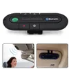 Altoparlante vivavoce wireless Bluetooth V4.0 Kit per auto lettore musicale Altoparlanti gratuiti nel kit per auto Kit per auto Bluetooth con clip per visiera per smartphone