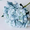 19 Cm Hortensia À Deux Feuilles Fleur Artificielle Faux Fleur Hortensia Fleur De Soie Maison Photographie De Mariage Mariée Tenant Bouquet BH1800 CY