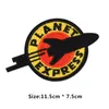 Planet Express Space UFO Iron On Toppe ricamate per vestiti per strisce di abbigliamento Distintivi Adesivi Applicazioni per indumenti all'ingrosso