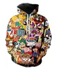 Mens Designer Hoodies For Women Men Par Sweatshirt Lovers 3D Cartoon Totally 90's Hoodies Coats Hooded Pullovers Tees Kläder RR0109