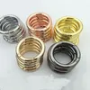 10pcs/lot 25mm High Quaility Key Chains with Spring Buckle (Never Fade) Split Ring Key Rings For Bag Car DIY Jewelry Making