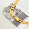 Hip-hop big gold chain men's personality hip-hop style popular cool handsome decorations