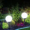Lampe à ampoule à énergie solaire LED 33cm étanche EXPLOWER Jardin Street Solar Panneau Solar Lights Lights Pelouse Jardin Paysage Décoratif