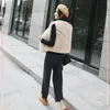 2018 Autunno Inverno Nuovo Faux Fur Vest femminile breve sezione finta pelliccia cucitura sottile selvaggia Peloso Vest Jacket LQ306