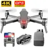 بدون طيار D4 بدون طيار GPS كوادكوبتر HD 4K 1080P FPV 600M WiFi فيديو لايف 1.6km التحكم المسافة الرحلة 30 دقيقة بدون طيار مع لعبة كاميرا درن لعبة