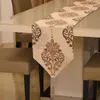 32 cm 210 cm europeisk klassisk stil tebord löpare hem dekoration matsal bord tyg el säng löpare249l