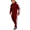 Męska Męska Jesień Zima Zipper Print Bluza Top Spodnie Zestawy Sport Suit Dressuit