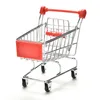 Creative Mini Children Handcart Simulation Bird Parrot Hamster Toy Small Supermarket Shopping Cart Utility Cart Play Play Toys 4928674