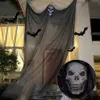 10.8ft Halloween hängande spöke rekvisita dekorationer skalle flygande hemskt spöklikt gård utomhus inomhus fest bar dekorationer jk1909