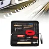 Livraison gratuite 13pcs / set kit d'outils de maintenance de réglage de piano avec étui pour accessoires de pièces d'instruments de musique de piano