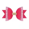 Belierlo per capelli a prua di grandi dimensioni da 105 cm Hairpin Cute PU in pelle per capelli Modish Girls Prince Hair Clip Bowknot Clip 9Colors1092970