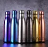 Bowling Insulated thermos vacuum Flasks Stainless steel keep thermo coffee tea milk mug cup Cola Gradient thermobottle 500ml drinkware