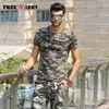 Designer Summer Tshirt Men 'S Short Sleeve T Shirts Cotton Flag Printing Military Camouflage Shirts Anti -Mosquito Tees Tops Trend