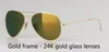 Toppkvalitetsvarumärkespilot Solglasögon Män kvinnor 5862mm Metal Frame UV400 Gradientglaslins med detaljhandelslåda och etikett2815563