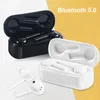 TW08 TWS trådlös Bluetooth 5.0 Hörlurar Dubbel V5.0 Hörlurar Earbud Binaural Calls Headsets för iOS Android Telefon 30PCS / Lot