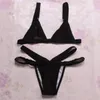 2019 Women039S Sexy E Esh Bikini Set Lace Hollow Out Bandage Bandage Swimsuwar Szybkość Seksowna Mini String Thong6768813