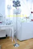 New Style Crystal Wedding Centice Plein Bloem Stand Aisle Road Leads Acrylic Crystal Column for Wedding Decoration Decor00099