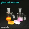 Hookahs Glass Ash Catcher Bong 14mm 18 mm gewricht Bubbler PERC Ashcatcher Siliconenolie DAB Rigs