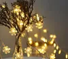 LED Snowflake Lights Wedding Room Bar Outdoor Christmas Decoration Lights 3 meter 20 stks Warmlichten Gebruik batterij C788